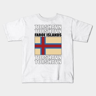 Flag of Faroe Islands Kids T-Shirt